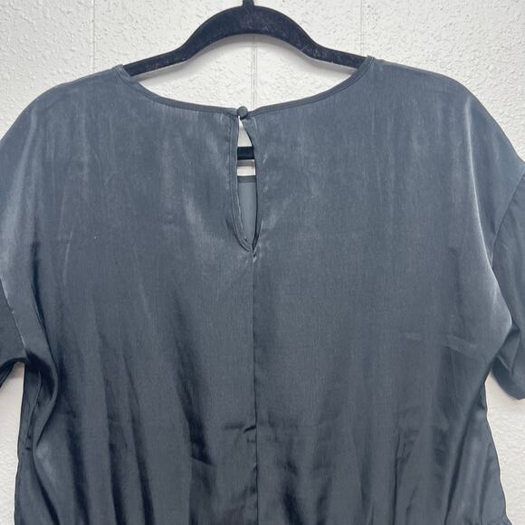 Ripzone Top Womens Small Ruffle Hem Lightweight Whimsigoth Witchy Dark Boho Chic - Picture 6 of 10